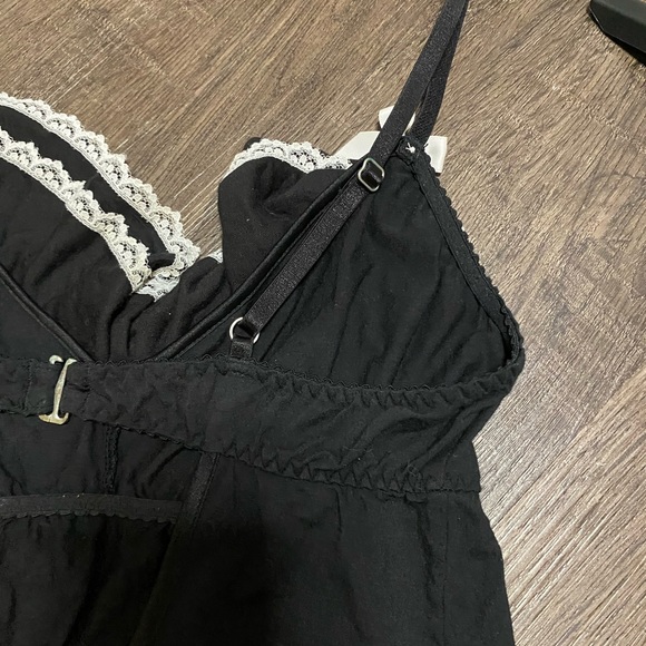 Victoria secret teddy nightie black lace bow small - Picture 5 of 11